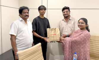 upGrad Chennai Office - student and parents with the counselling team after their study abroad session